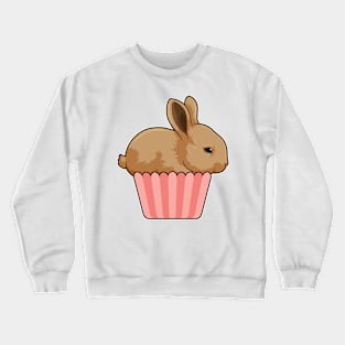 Rabbit with Muffin Crewneck Sweatshirt